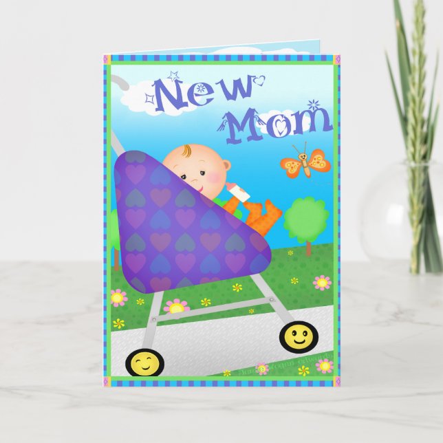 Anpassningsbar Mors dag New mamma Kort (Framsida)