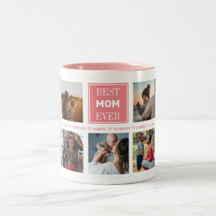Anpassningsbar Mor's Day Photo Two-Tone Coffee Mug Två-Tonad Mugg