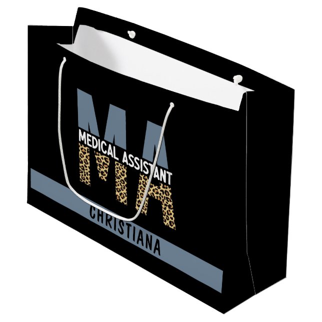 Anpassningsbar MORSA Medical Assistant Leopard Pri (Framsidan Vinklad)