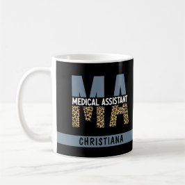 Anpassningsbar MORSA Medical Assistant Leopard Pri Kaffemugg