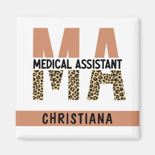 Anpassningsbar MORSA Medical Assistant Leopard Pri Magnet
