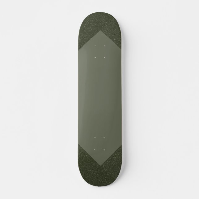 Anpassningsbar Moss Grönt Skateboard Deck (Framsida)