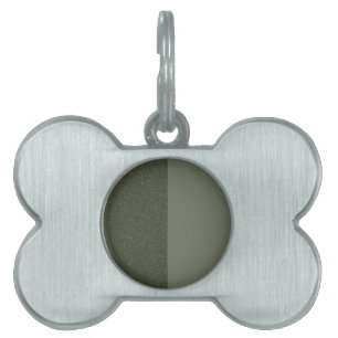 Anpassningsbar mossesplittrad ramad hundhalsbandse ID-bricka husdjur