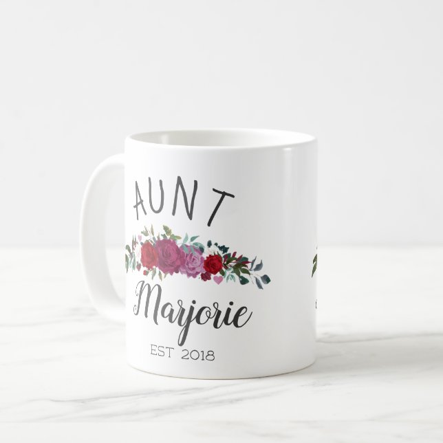 Anpassningsbar Moster-kaffe Mugg (Framsida vänster)