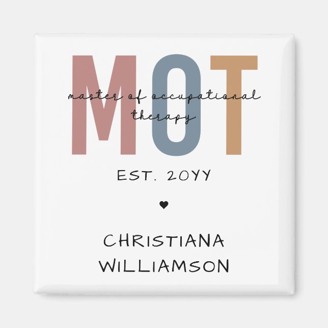 Anpassningsbar MOT Mästare inom arbetslivet Magnet (Framsidan)