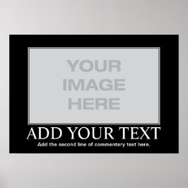 Anpassningsbar Motiverande Poster - Anpassningsbar