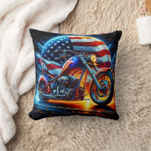 Anpassningsbar motorcykel som varar i patriotisk m