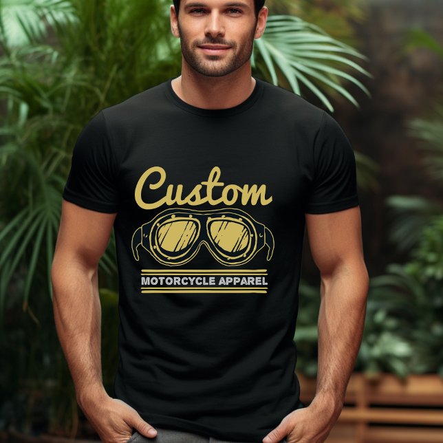 Anpassningsbar Motorcykelapparat T-Shirt (Skapare uppladdad)