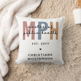 Anpassningsbar MPH Master of Public Health Student Kudde