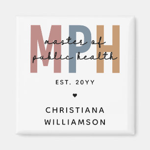 Anpassningsbar MPH Master of Public Health Student Magnet