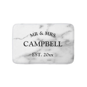 Anpassningsbar Mr. Mrs. Badrumsmatta