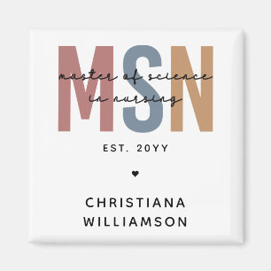 Anpassningsbar MSN vetenskapsmästare i Nursing Stu Magnet