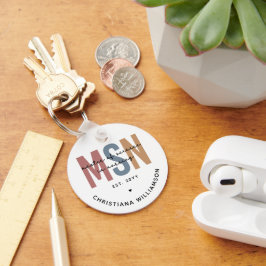 Anpassningsbar MSN vetenskapsmästare i Nursing Stu Nyckelring