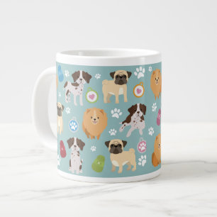 Anpassningsbar Mugg Jumbo - Hund 1