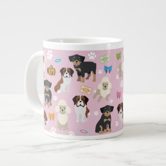 Anpassningsbar Mugg Jumbo - Hund 2 Jumbo Mugg