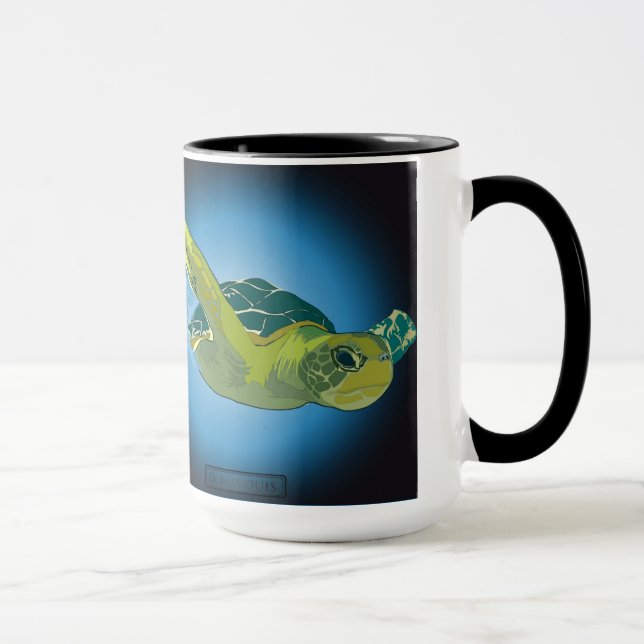 ANPASSNINGSBAR MUGG-SEA TURTLE MUGG (Höger)
