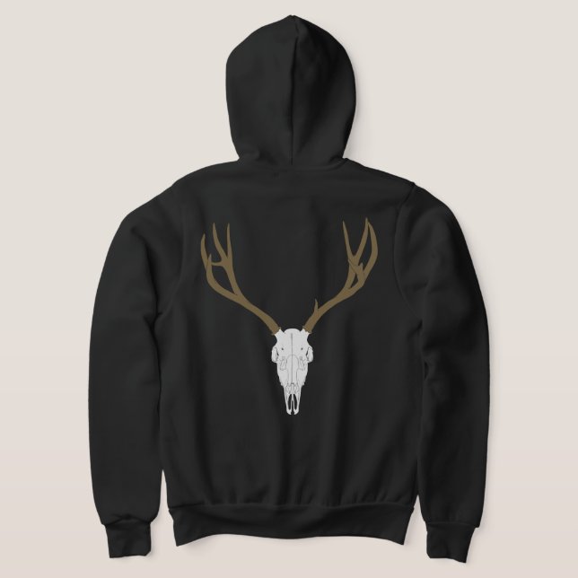 Anpassningsbar muldjurskalle t shirt (Laydown Baksida)