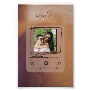 Anpassningsbar Music Sång Album par Photo Fototryck
