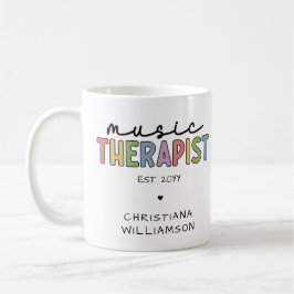Anpassningsbar Music Therapist Music Therapy Stude Kaffemugg