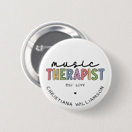 Anpassningsbar Music Therapist Music Therapy Stude Knapp