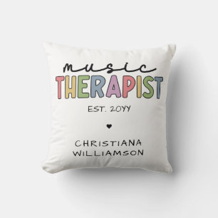 Anpassningsbar Music Therapist Music Therapy Stude Kudde