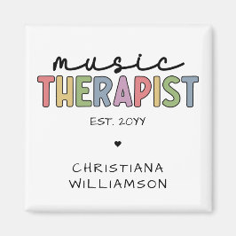 Anpassningsbar Music Therapist Music Therapy Stude Magnet