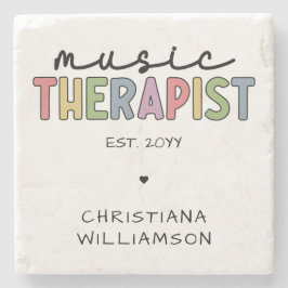 Anpassningsbar Music Therapist Music Therapy Stude Stenunderlägg
