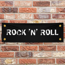 Anpassningsbar Musician Band Namn Gig Banner