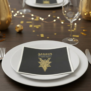 Anpassningsbar Mystic Guld Bachelorette Pappersservett