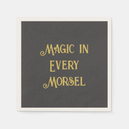 Anpassningsbar Mystic Guld Bachelorette Pappersservett