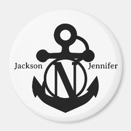 Anpassningsbar N, första fästpunkt för avstignings Magnet