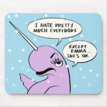 Anpassningsbar Nadine-musmattan för Emma