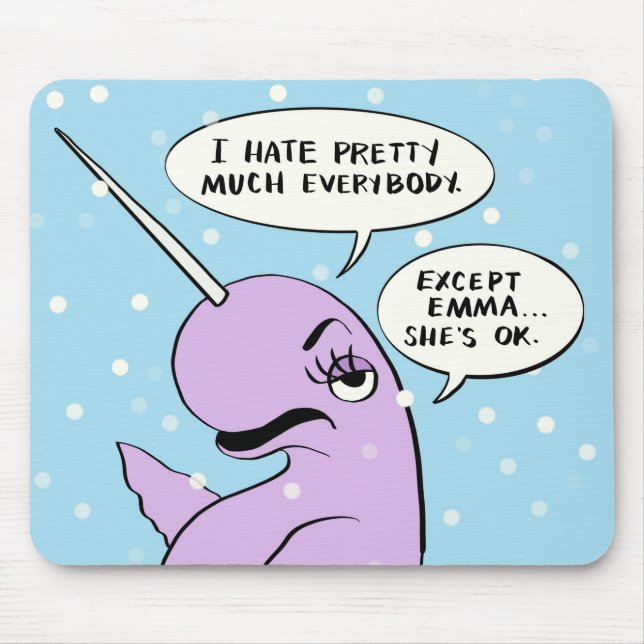 Anpassningsbar Nadine-musmattan för Emma Musmatta (Framsidan)