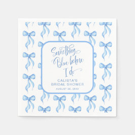 Anpassningsbar något blått innan jag gör Möhippa Pappersservett