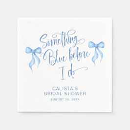 Anpassningsbar något blått innan jag gör Möhippa Pappersservett