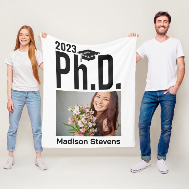 Anpassningsbar, namn och år Ph.D. Fleecefilt (På plats)