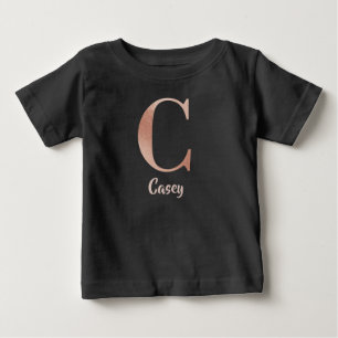 Anpassningsbar namn ro guld brev C T Shirt