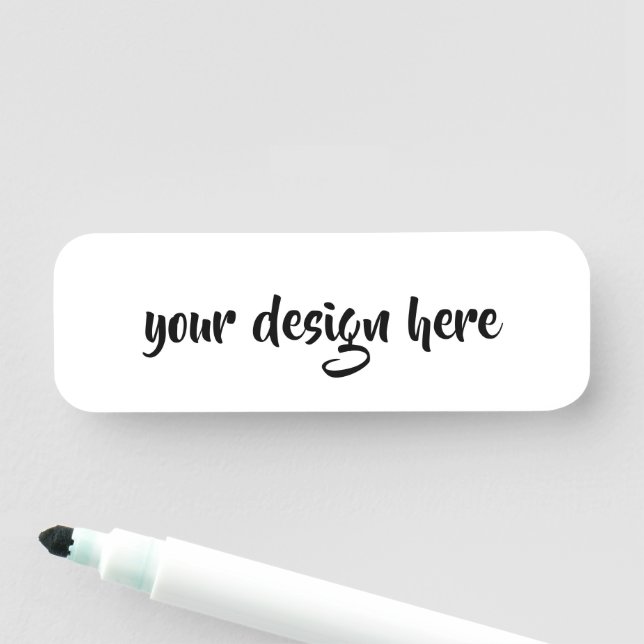 Anpassningsbar Namnbricka (På plats)