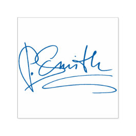 Anpassningsbar Namnteckning blå Självfärgande Stämpel