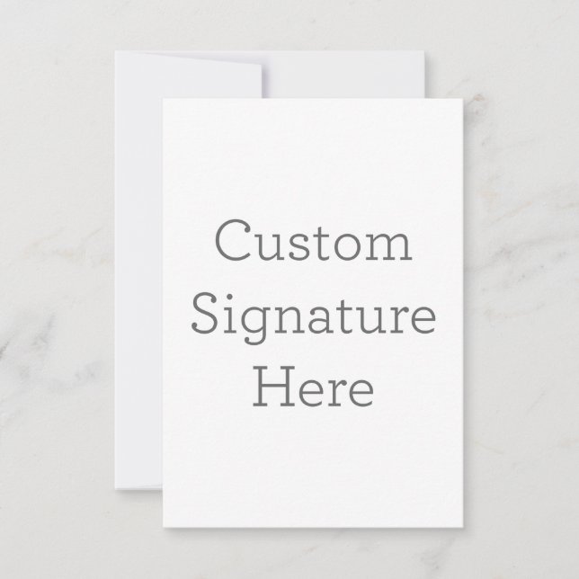 8.9 x 12.7 cm Platt Save The Date-kort (Framsida)