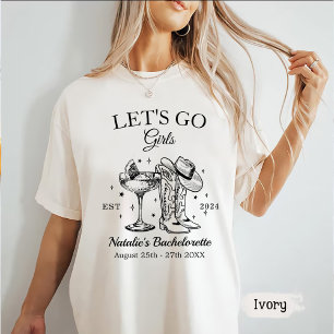 Anpassningsbar Nashville Bachelorette Party Låt os T Shirt