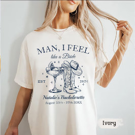 Anpassningsbar Nashville Bachelorette Party Man I  T Shirt