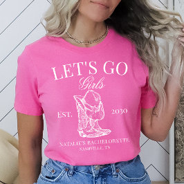 Anpassningsbar Nashville Bachelorette Party Social T Shirt