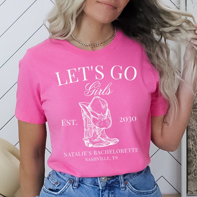 Anpassningsbar Nashville Bachelorette Party Social T Shirt (Skapare uppladdad)