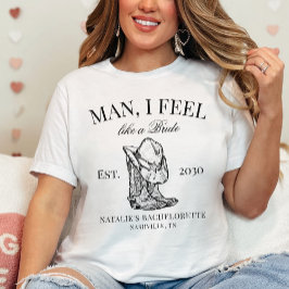 Anpassningsbar Nashville Bachelorette Party Social T Shirt