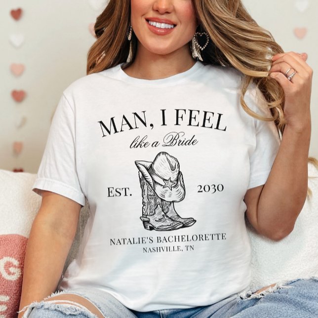 Anpassningsbar Nashville Bachelorette Party Social T Shirt (Skapare uppladdad)