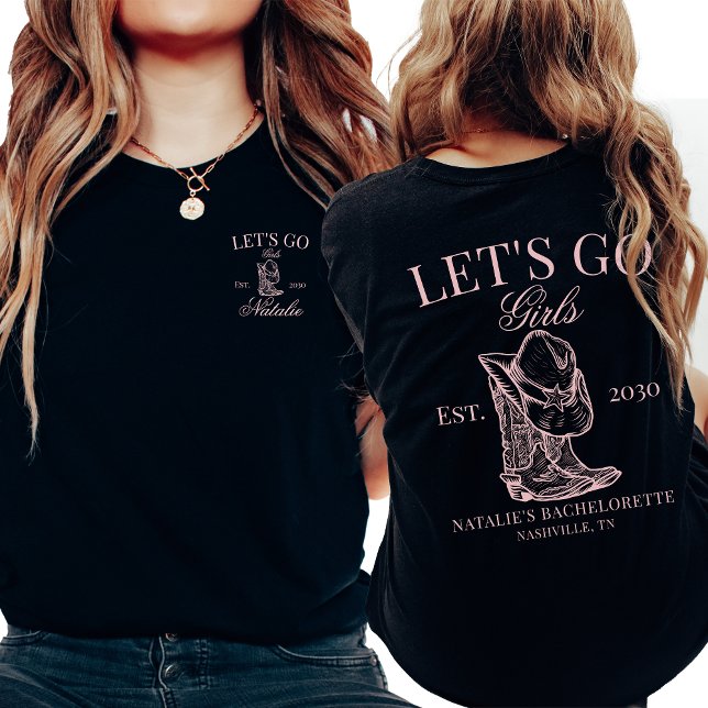 Anpassningsbar Nashville Bachelorette Party Social T Shirt (Skapare uppladdad)