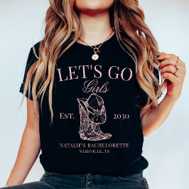 Anpassningsbar Nashville Bachelorette Party Social T Shirt