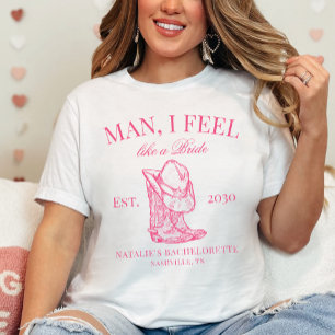 Anpassningsbar Nashville Bachelorette Party Social T Shirt