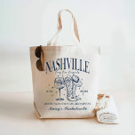 Anpassningsbar Nashville Bachelorette Rodeo Cockta Tygkasse<br><div class="desc">Anpassningsbar Nashville Bachelorette Rodeo Cocktail</div>